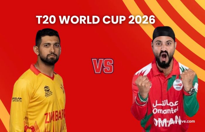 OMA vs ZIM Cricket Scorecard & H2H, ICC T20 Match 8 – 2026