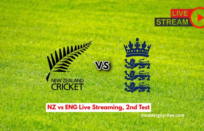 England vs New Zealand 2nd Test Match - Live Cricket Streaming free online