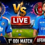 India vs Afghanistan 1st ODI Match - Live Cricket Streaming free online