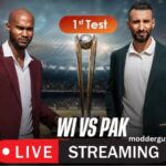 Pak vs WI 1st Test Match – Live Cricket Streaming free online