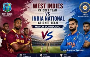 West Indies vs India 1st ODI Match Scorecard - 2026